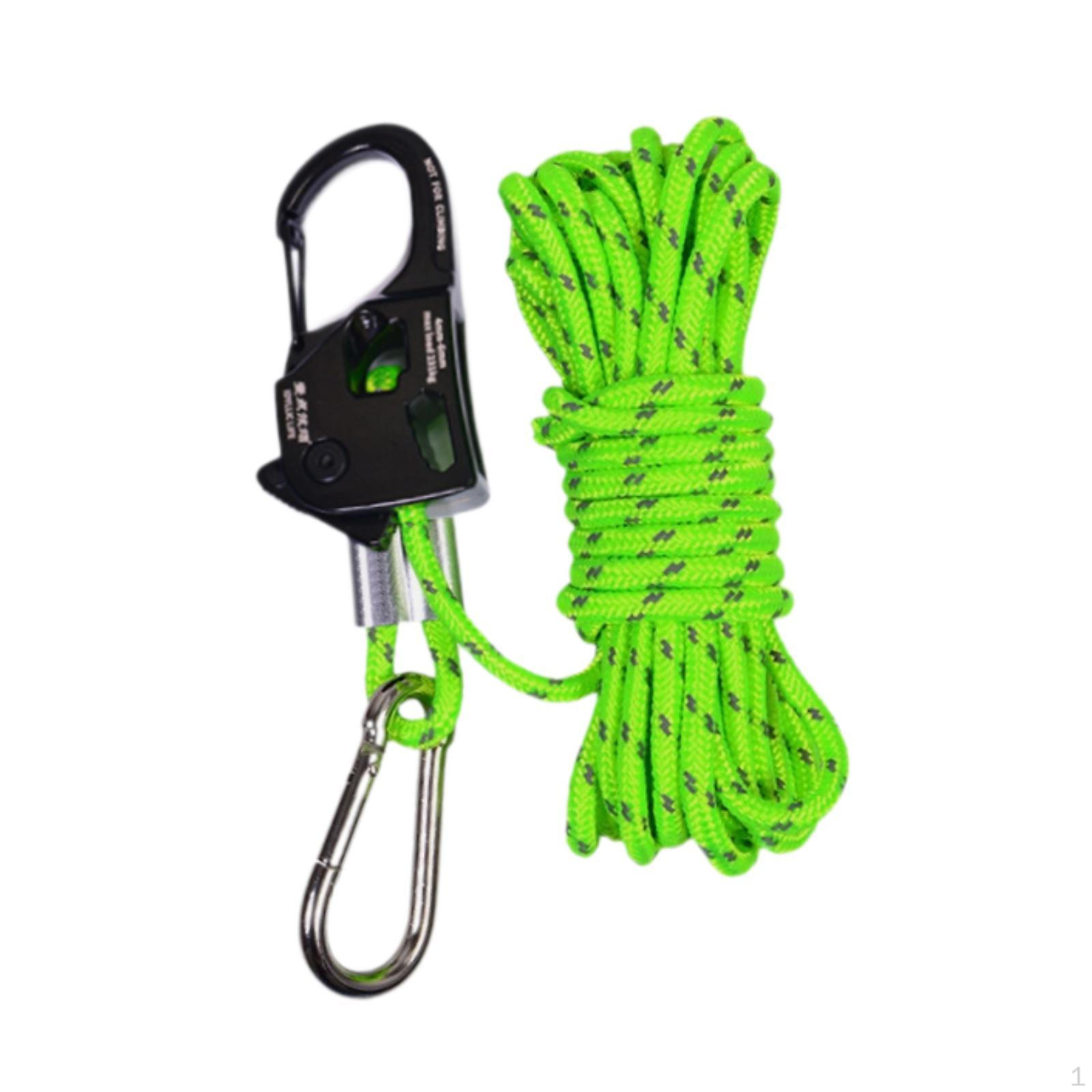 

6 мм палатка растяжка трос алюминиевый сплав самоблокирующийся регулятор для походов зелёный