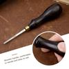Professional Leather Edge Bevelers Wooden Handle Leather Edge Beveler  DIY Leather Craft