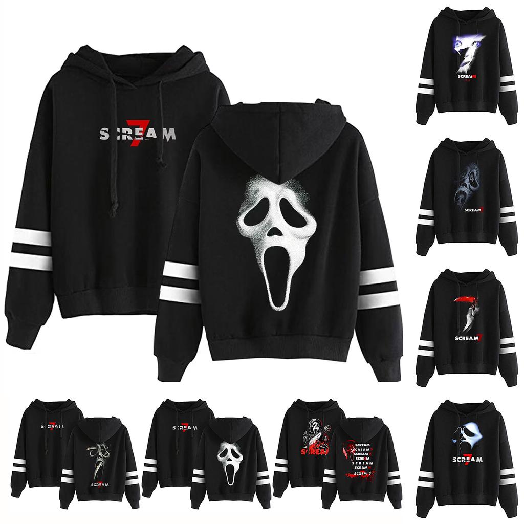 Pullover Hoodie with Graphic Print Long Sleeve Casual Fit Drawstring Hooded Sweatshirt for Adults Unisex Style