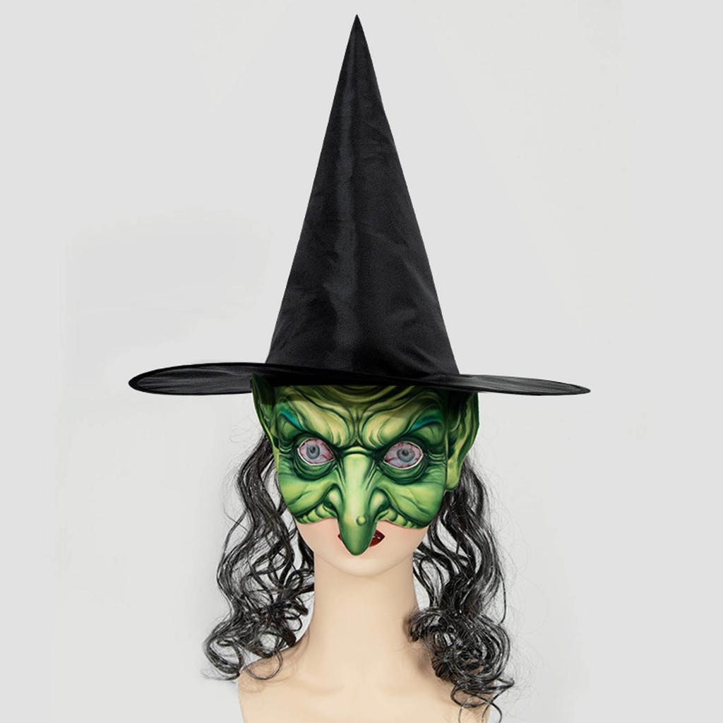 Maska czarownicy Maska na Halloween Maska na imprezę maskaradową na imprezę halloweenową Materiały do kostiumów cosplay