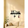 1pc No-Drill Love Key Holder Wall Mount, Home Decor Entrance Organizer Rack
