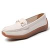 Women Black Moccasins Driving Shoes Flats Casual Nurse Loafers Khaki Minimalist Maternity Office Shoes Large Size