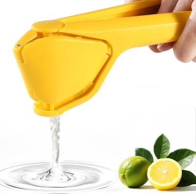 Extrator de Suco Espremedor de Limão Fácil de Usar Espremedor de Limão Plano com Alavanca Espremedor com Coador Embutido para Gadget de Cozinha