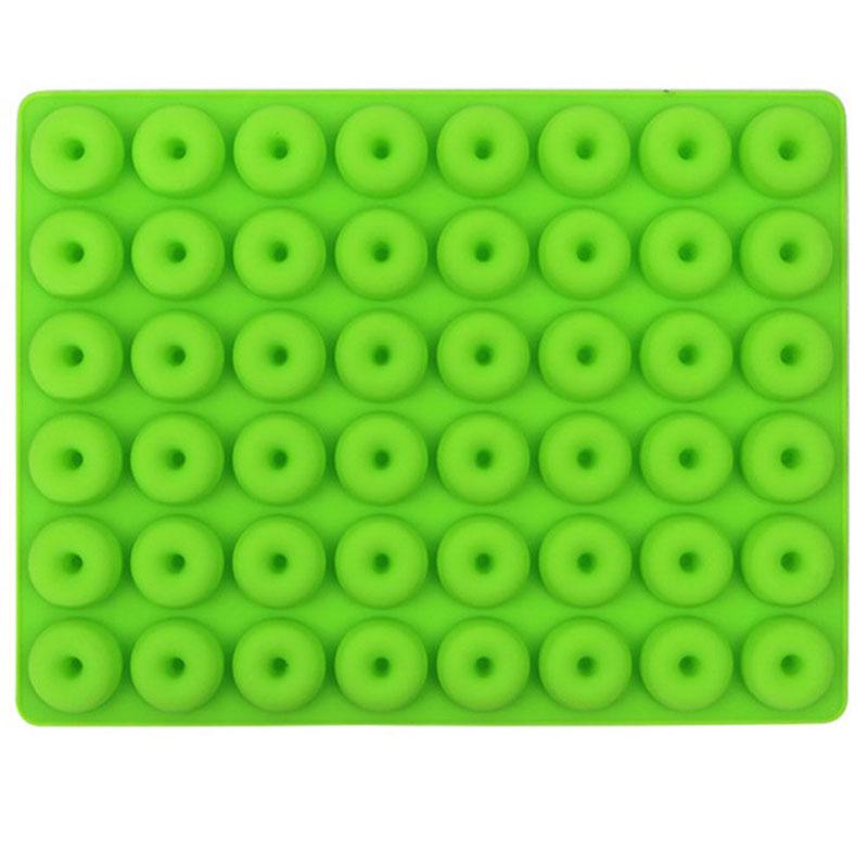 Mucegai din silicon cu 48 de cavități, pentru gogoși elegante, ciocolată, formă de copt