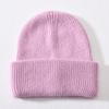 Angora Knitted Hat Angola Fashion Commuter Warm Face Small Solid Color Wool Hat