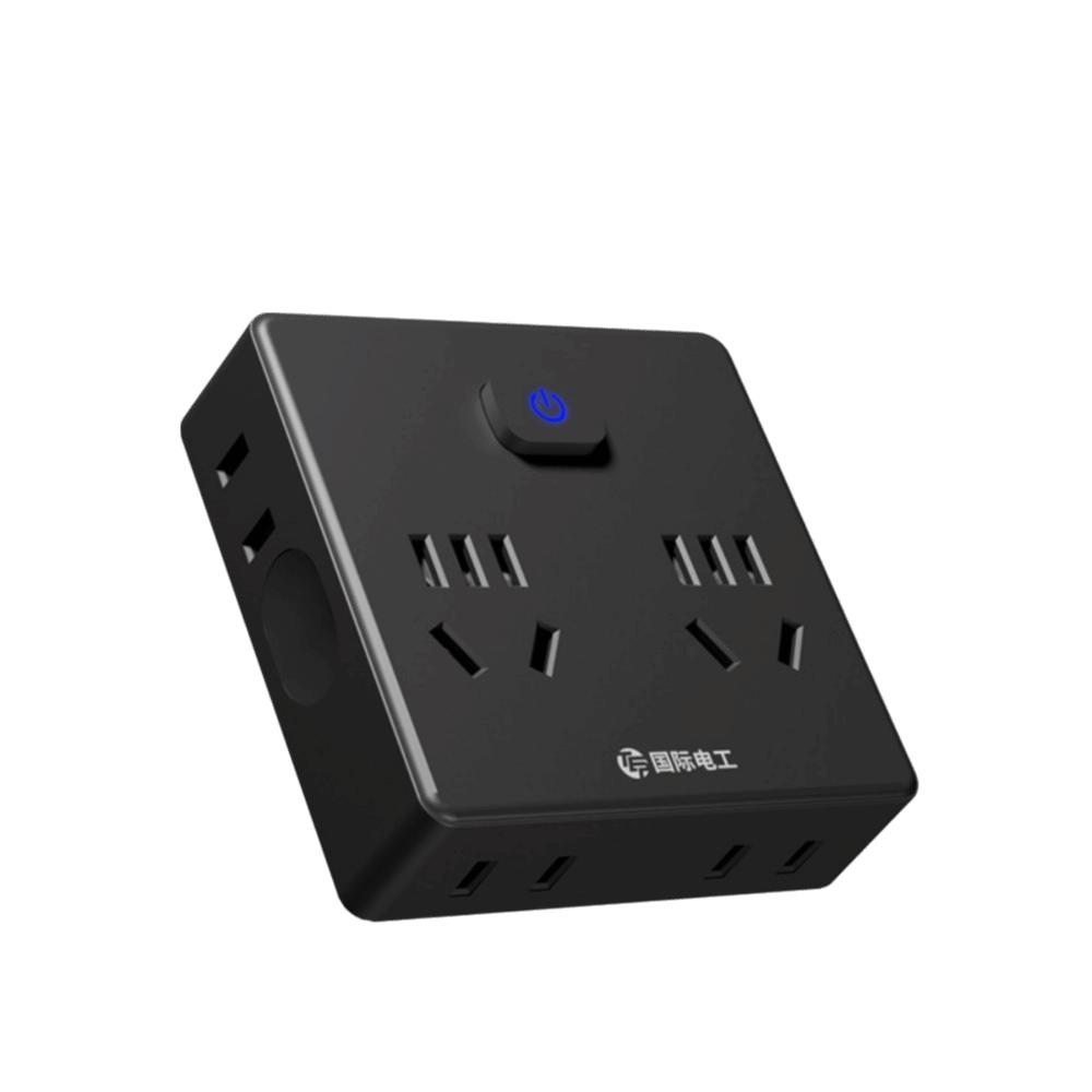 Platzsparende Ultra-dünne Steckdosenleiste Breite Steckdosen Flacher Stecker Wandstecker USB-C-Anschlüsse Steckdosenverteiler Bürogebrauch