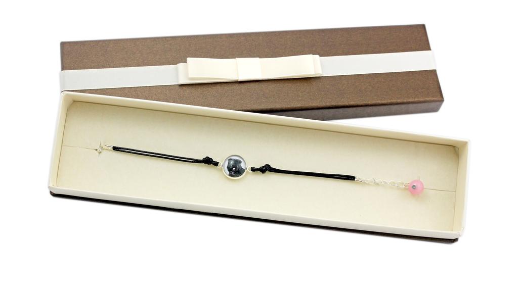 Bouvier des Flandres, Flanders Cattle Dog - bracelet in a box with your photo, feminine jewelry, perfect gift from Art-Dog brand