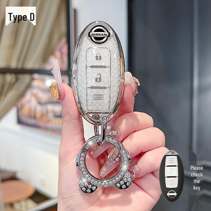 Nissan Sylphy, Teana, Qashqai, Kicks, X-Trail, Tiida, Bluebird Key Cover & Buckle