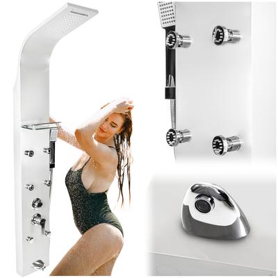 WHITE Shower Panel Faucet