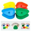 4Pcs/Set Hands-Free Triangular Card Holder Triangle Shaped Board Game Cards Stand  Recreation