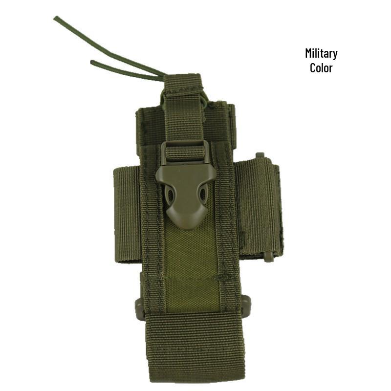 Tactical MOLLE Walkie-Talkie, Flashlight, and Baton Holster