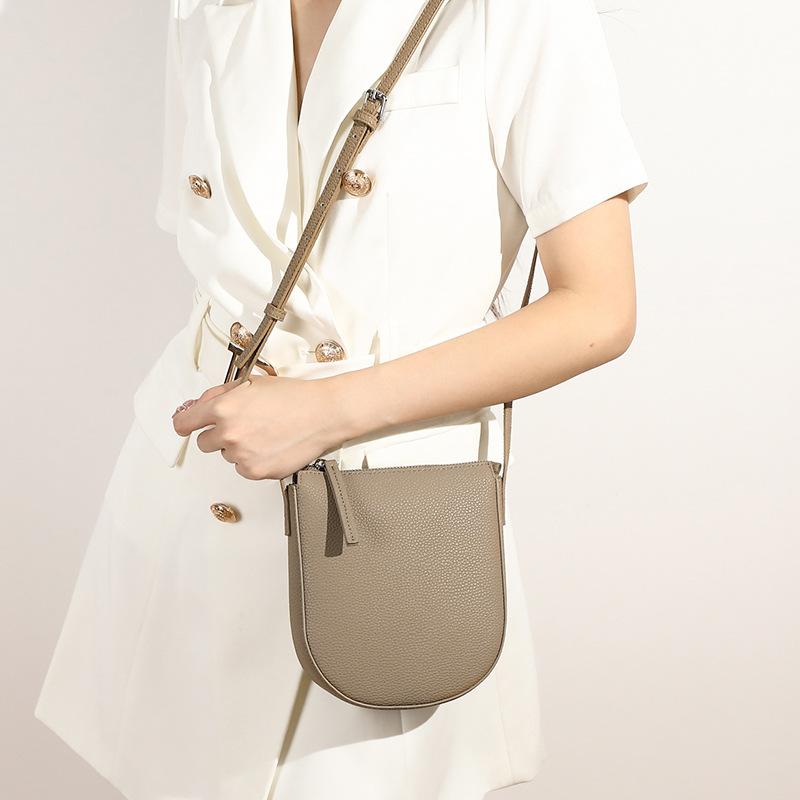Genuine Leather Real Cowhide Women's Versatile Trendy Phe Bag Women Messenger Bag Small Shoulder Bags Crossbody Bags for Women