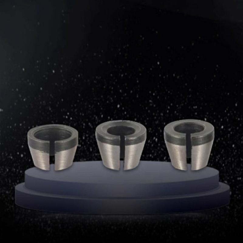 Multiple Size Compatible Router Collet Adapter Fit Various Engraving Tool and Bit for Flexible Woodworking Applications