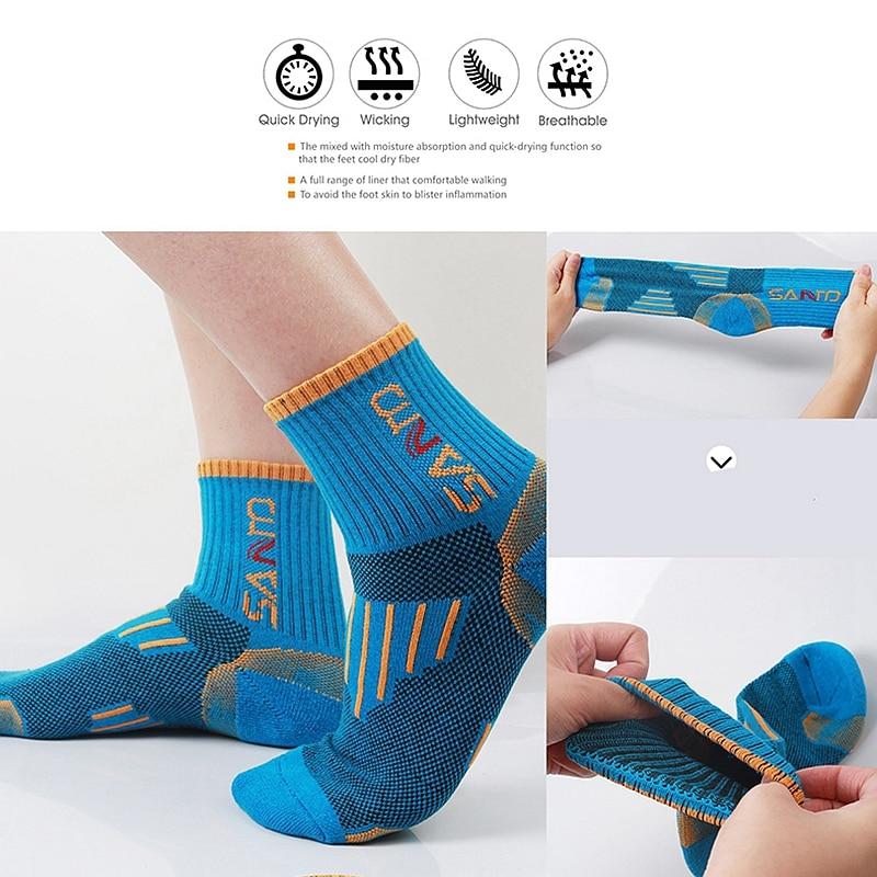 Calzini da Trekking da Donna Ciclismo Sport Asciugatura Rapida Calzini da Yoga Outdoor per Campeggio Trekking Corsa Calzini Spessi