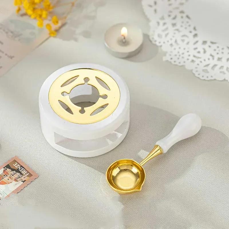 

Набор для сургучной печати Сургучная печать Ложка для плавления Лаковая печь Лаковая изоляция Практичный Интересный и Безопасный Деревянный Огонь Краска Печать