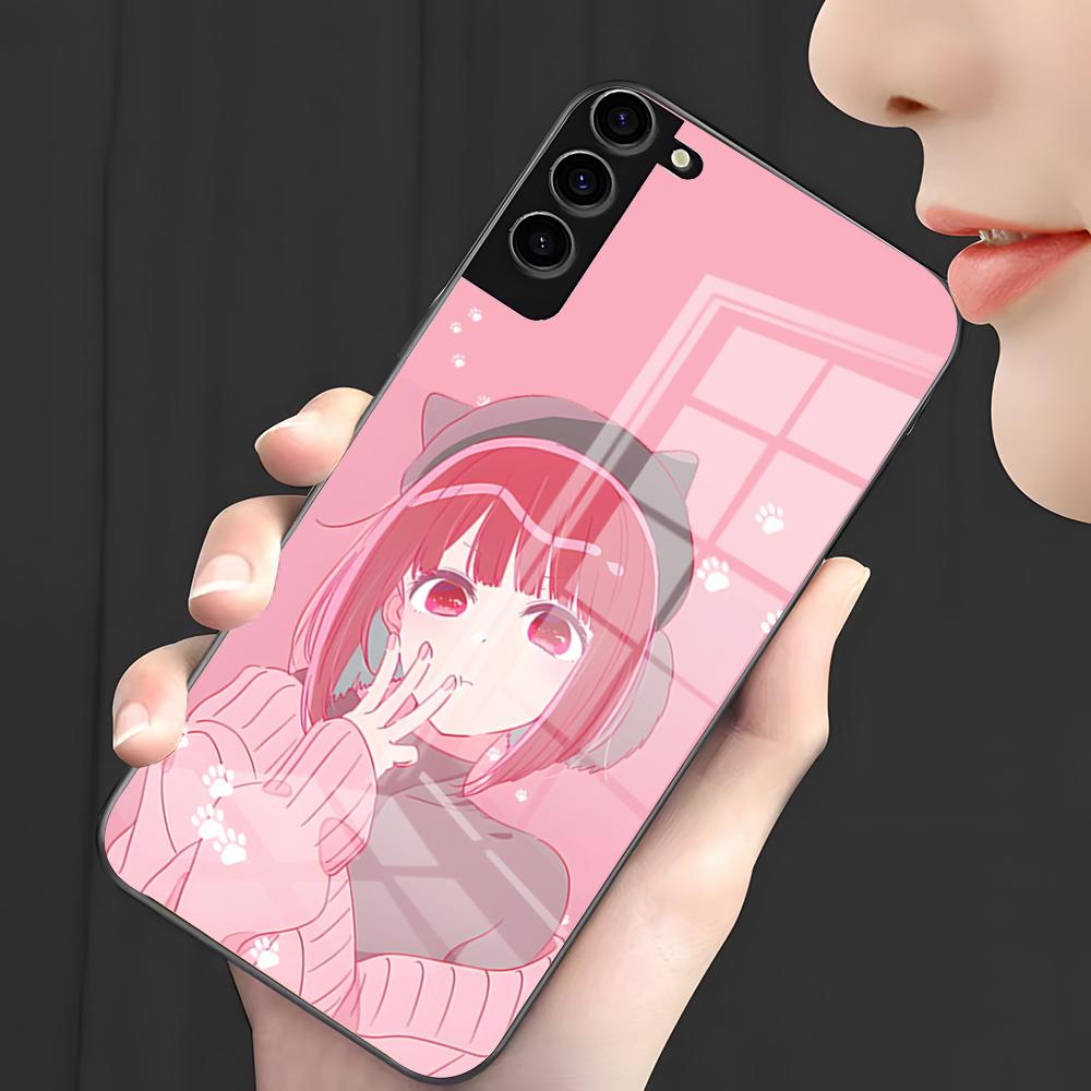 Hoshino Ai Oshi No Ko Phone Case For Samsung S26 S25 Plus S20 S20 Plus S22 Ultra S23 FE S21 Plus S21 Ultra Glass Cover