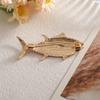 New European and American Fashion Oil Dripping Tuna Brooch Ocean Art Cartoon Corsage Women's Pin Badge