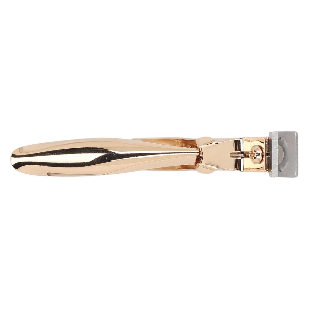 Straight Edge Nail Tip Cutter Gold Color Acrylic Nail Clipper Manicure Cutter Tool  DIY Nail Art