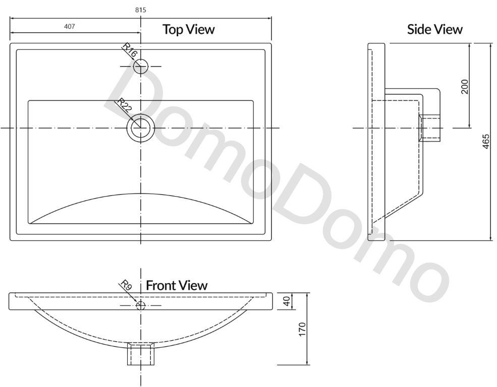 Bathroom Cabinet with Washbasin 80 Cm, Evoke Oak, Grooved, Rietti Lamellas