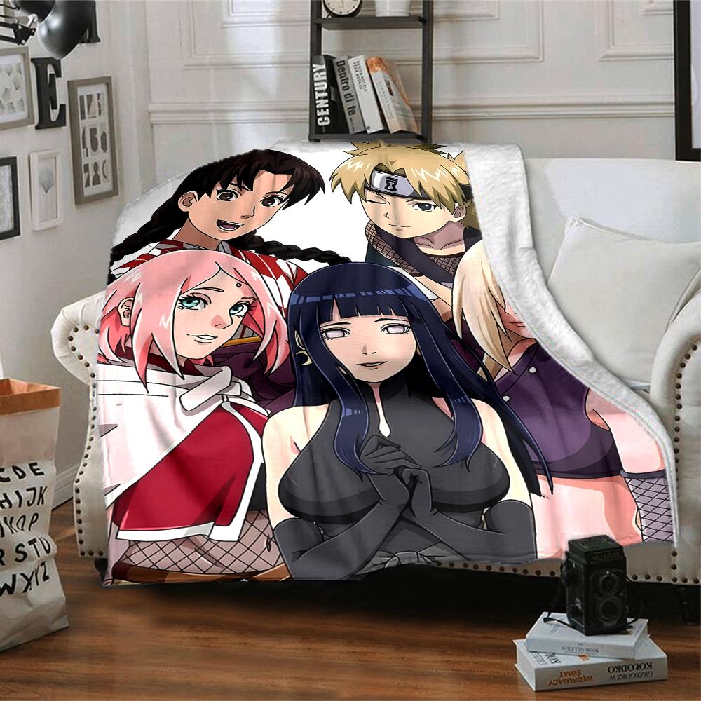 1pc NARUTO (2) Blanket, Gift, for Men and Women, Soft Blanket, Good for Sofa Bed Couch Travel, Lightweight Flannel Blanket