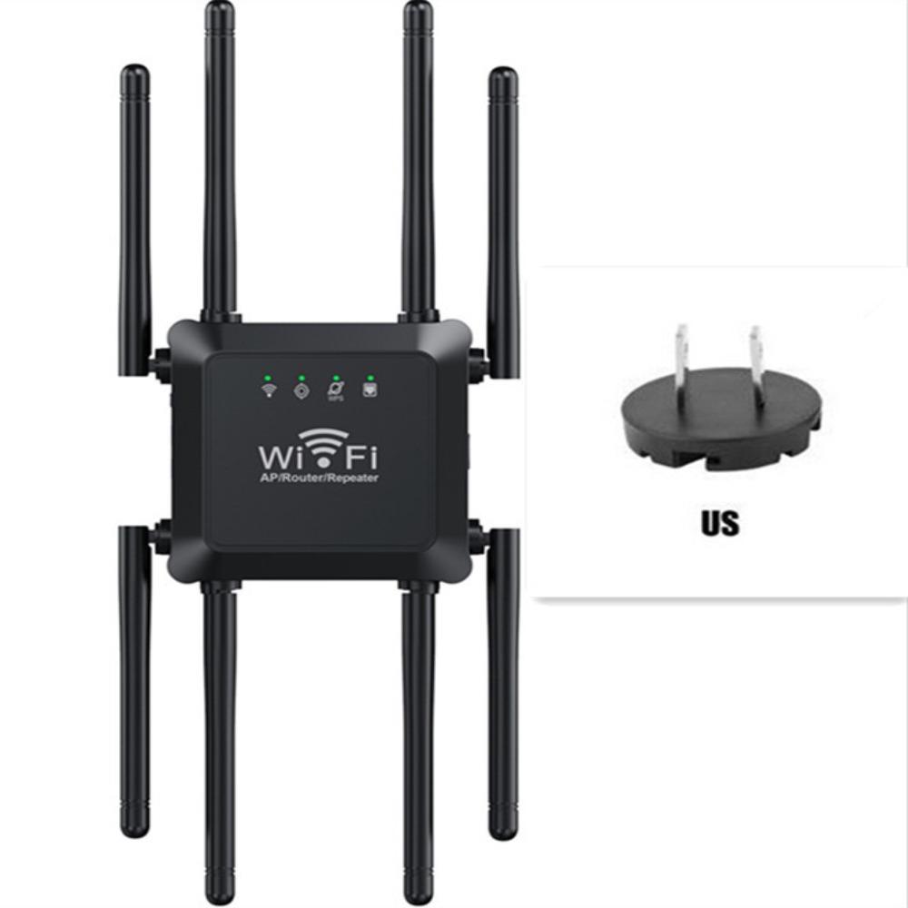 8-Antenna WiFi Extender Signal Amplification Signal Router Portable Wireless Repeater Home