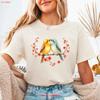 Watercolor Bird Branch T Shirt Nature Lover Vintage Washed Casual Slightly Graphic Designer Clothes Stylish Comfortable