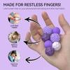 Silicone Magnetic Sensory Balls Fidget Toy Worry Autism Calming Fidgeting Kid Adults Anxiety Relief Stress Round Compression Bouncy Durable Elastic