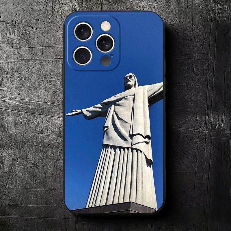 Brazil Brazilian Flag Soft Phone Case for iPhone 16 16E 17 Air 15 Pro Max 14 Plus 13 Mini 11 12 7 Black Cover Back Shell