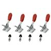 Parts Toggle Clamps Accessories Hand Tools Metal Fixing GH-201A Horizontal Workshop 80mm Quick Release Practical