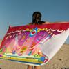 P-Plim P-Plim Beach Towel Colorful Bath Towels for Girl Microfiber Quick Dry Custom Sand Free Beach Yoga Spa Gym Pool