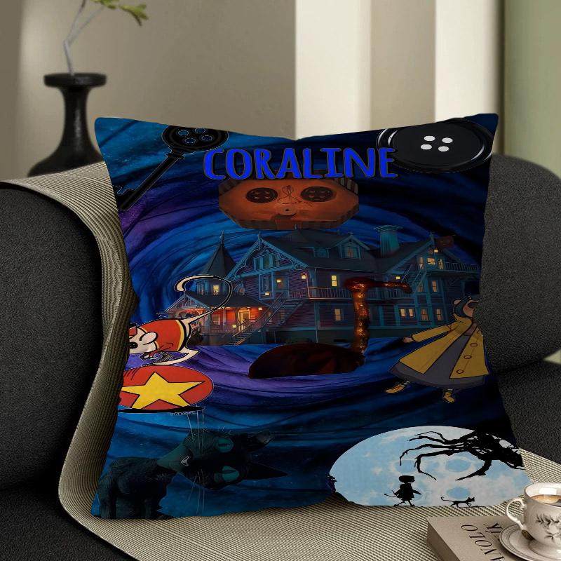 Coraline Cushion Cover 30x50 Polyester Sofa Cushions Decorative Throw Pillows Home Decoration Pillowcover