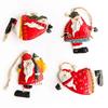 Party Decorations Gift Christmas Pendant Xmas Tree Doll Hanging Metal Ornaments DIY Christmas Day Santa Angel Claus