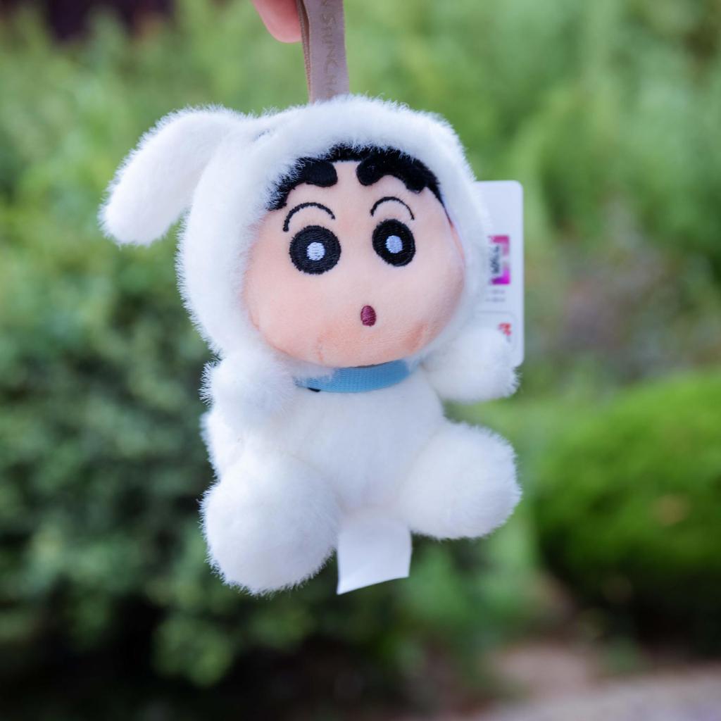 Crayon Shin-chan Removable Hat Plush Charm Doll - Qixi Gift