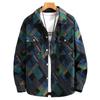 Men's Spring and Autumn Denim Jacket Plus Size Youth Loose Lapel Work Jacket Men 4XL-11XL