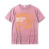Life Is Better With Bees Bee Tshirts Homme T Shirt Popular Party Cotton Unisexs Top TShirts Printed