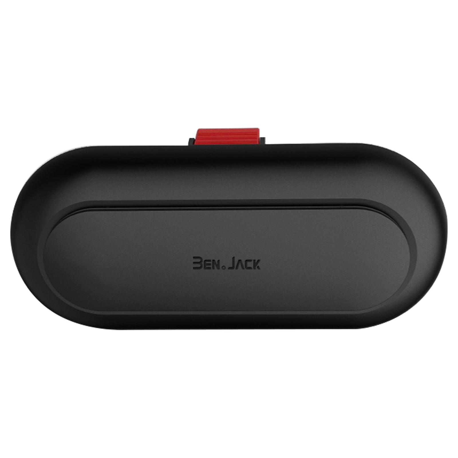 

Модный автомобильный футляр для очков, оправа для солнцезащитных очков, многофункциональный автомобильный салонный солнцезащитный козырек, держатель для карт с защелкивающимся зажимом чёрный