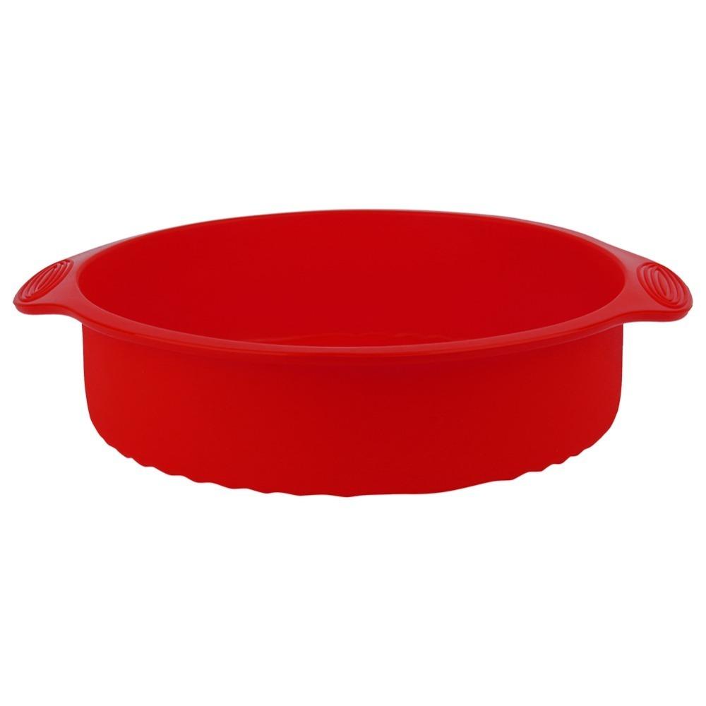 Non-Stick Cake Mold Silicone Chiffon Cake Mold Reusable Round Baking Mold Home Baking