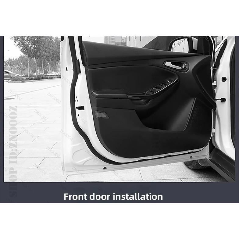 For Dodge Challenger Car Door Seal Strip Rubber Double Layer Sealing Protector Soundproof Seal Dustproof Seal Strip 12PCS