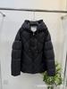 European Station Autumn and Winter New Fashion Hooded Short Rhombus Loose Large Size White Duck Down Ladies Warm Edition