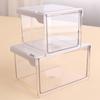 Self Adhesive Drawer Style Storage Box Plastic Qtip Holder Under Desk Drawer Organizer  Bathroom