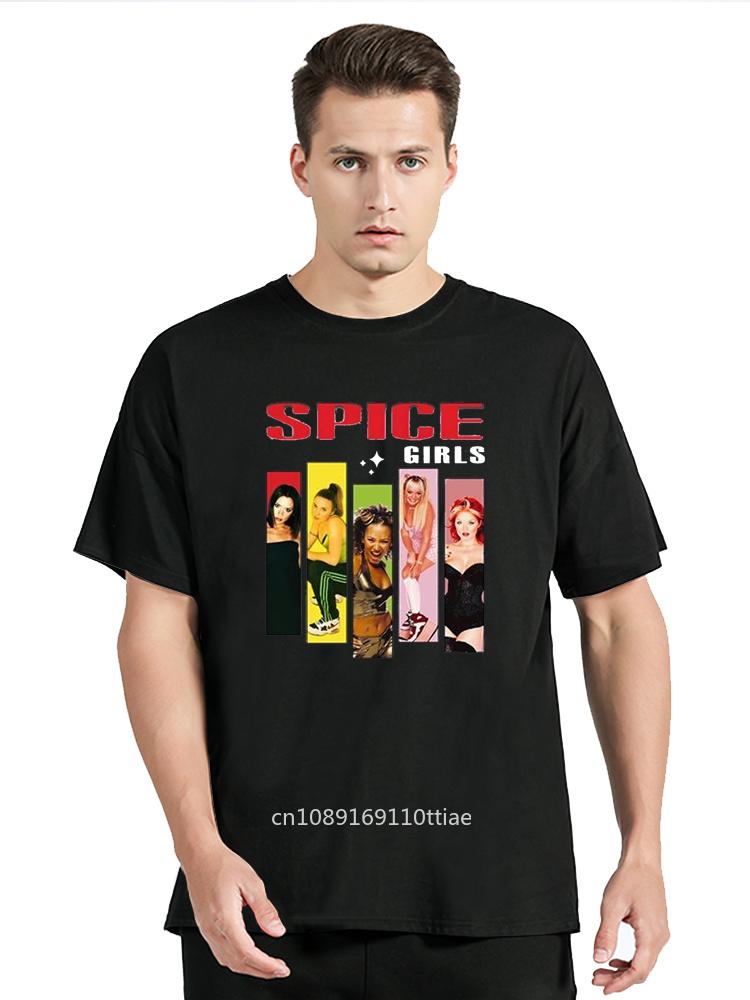 New Spice Girls Women's Unisex Unisex T-Shirt Fashion Movie Art Leisure Tshirt Cartoon Character Graphic T Shirt Men Clothing Oversized
