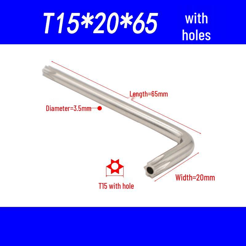 Plum Blossom Anti-theft Star and Hexagon Wrench Set (T10-T30)