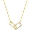 Korean Style Square Necklace - Light Luxury, Simple Design, Clavicle Chain for Women