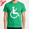 Wheelchair Access Symbol Men TShirt Cotton Casual Summer Graphic Design Gift for Disability Awareness Fashion Statement
