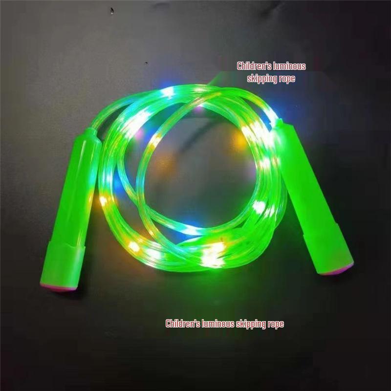 Colorful LED Flashing Children's Jump Rope for Night Performances