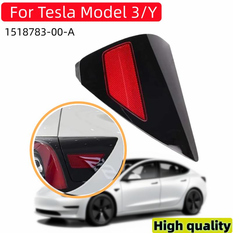 Osłona tablicy rejestracyjnej prawego tylnego światła 1518783-00-A Do Tesla Model Y/3 2017-2023 Tylna listwa Odbłyśnik ćwierćpanelu lampa Nakładka portu ładowania