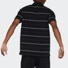 Adidas Yarndye Contrast Stripe Sports Polo Shirt Men Tops Black GP1009