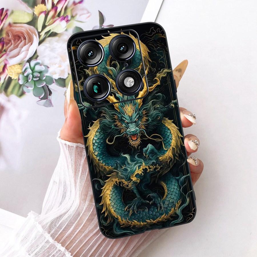 For Motorola Signature 6.8'' Case Cute Cat Cartoons Pattern Soft Silicone TPU Funda For MotoX70 Air Pro Signature Back Covers