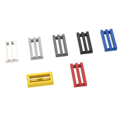50g/238Pcs 2412 1x2 Grille Board Block Moc Colored Loose Parts Compatible with Bricks DIY Children's Toy Assembly