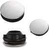 2 Pack Sink Tap Hole Cover Kitchen Faucet Hole Cover Stainless Steel-45mm